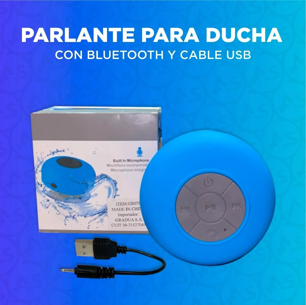 Parlante para ducha Impermeable