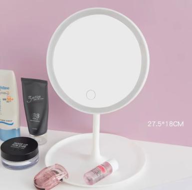 Espejo de Maquillaje LED Tricolor-TACTIL